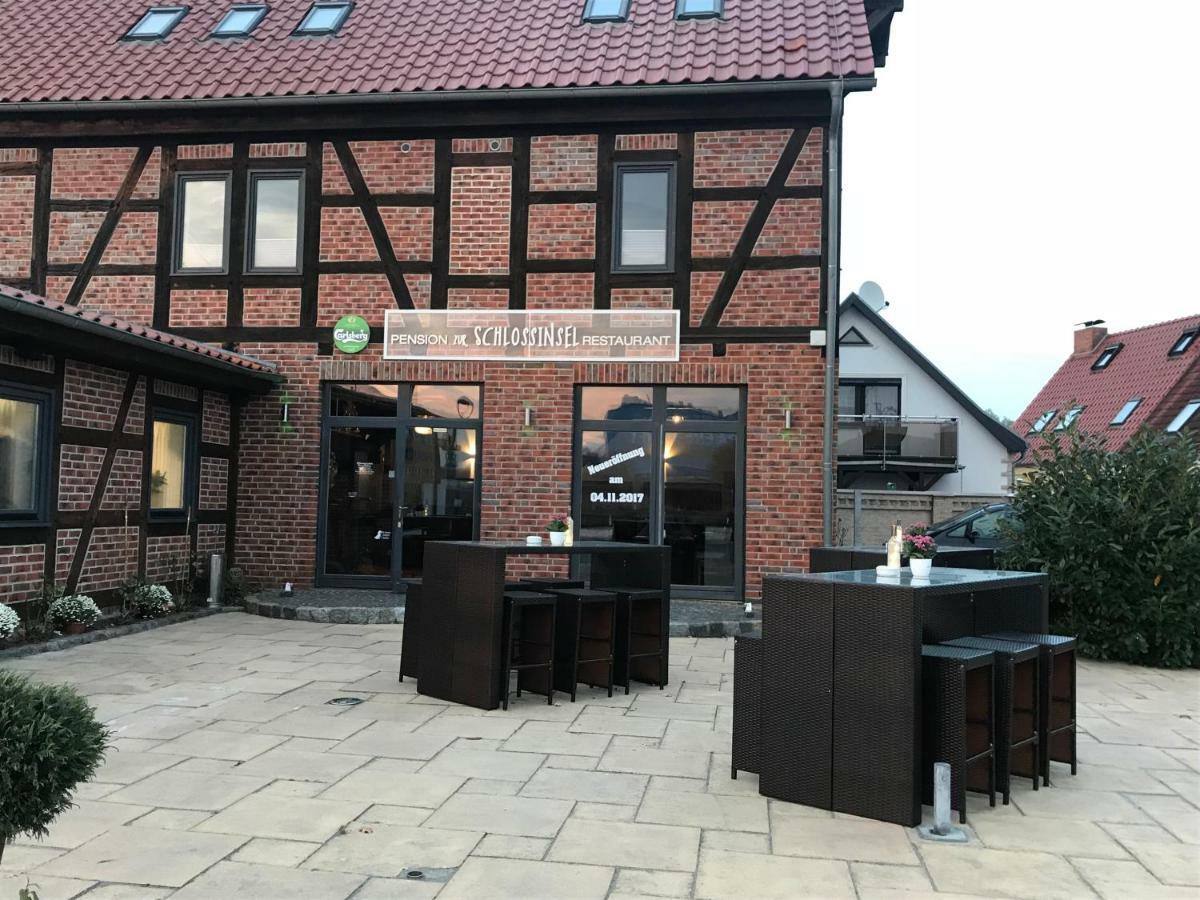 Zur Schlossinsel Hotel Wolgast Exterior foto